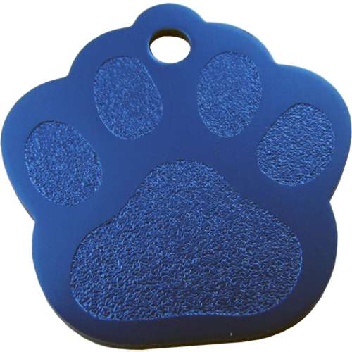 Aluminium Paw 35mm DARK BLUE (Pack of 10)